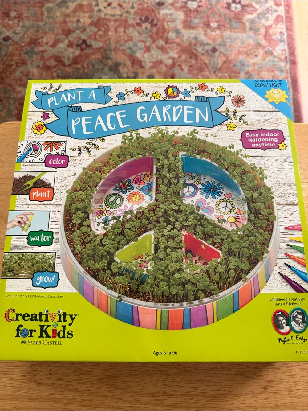Creativity for Kids Plant a Peace Garden Kit - Green